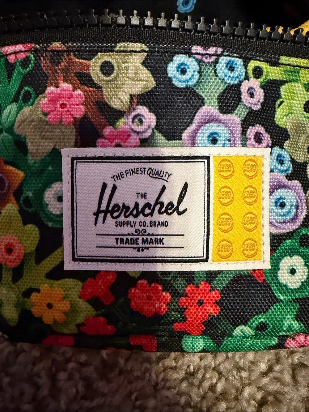 Herschel Floral Print Hip Pack / Belt Bag LEGO limited edition